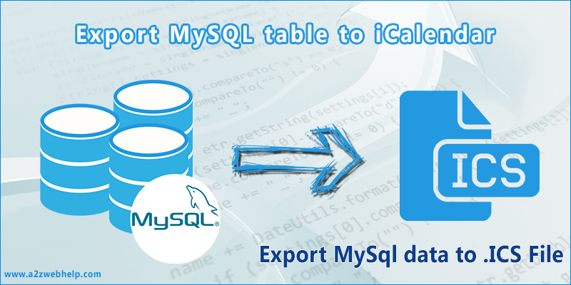 Export MySql data to ICS PHP