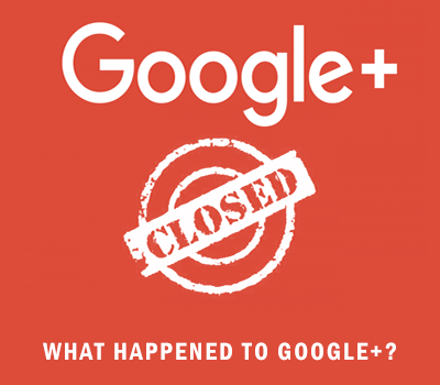 Google+ is no longer available for personal and brand accounts