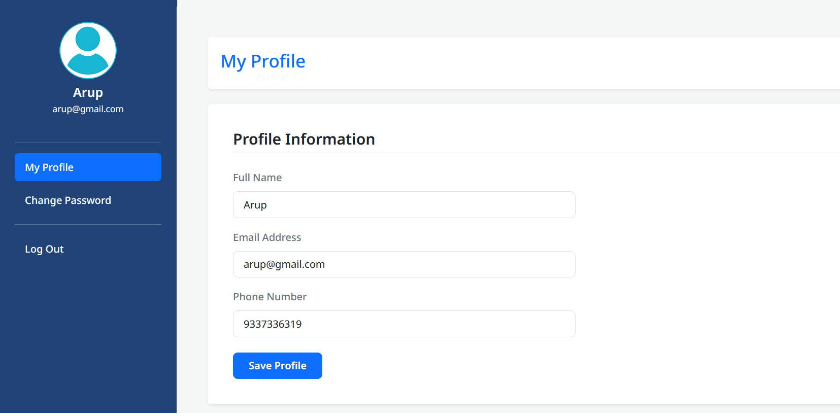 my profile