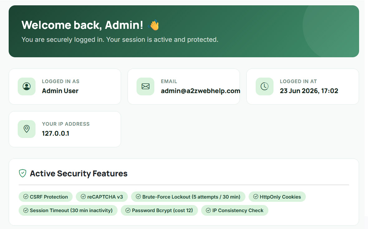 PHP PDO login