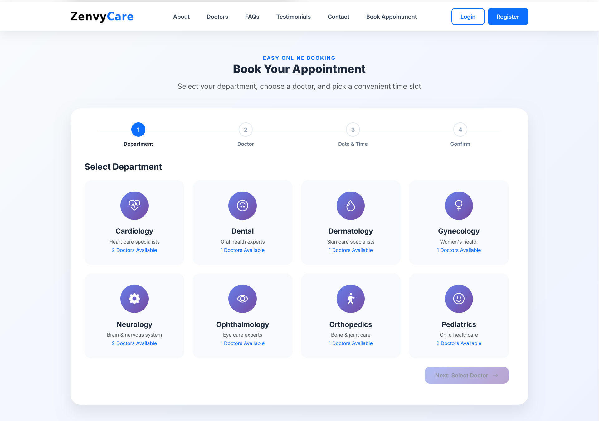 Doctor Booking