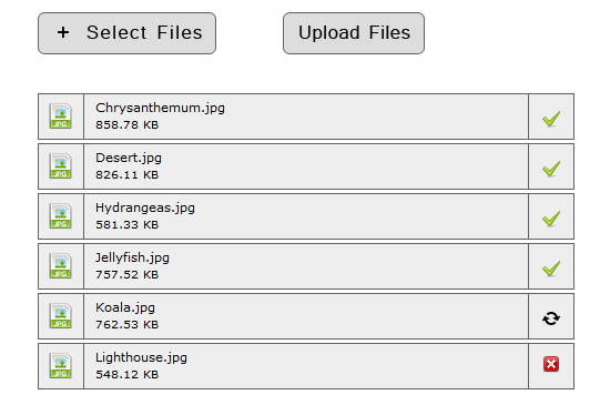 html5 multiple file upload example